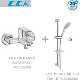 E.C.A Lia Banyo Bataryası - 102102888 , Eca Tiera Banyo Üst Takım Hareketli - 102146029