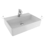 E.c.a Serel Minimal Dikdörtgen Tezgah Üstü Çanak Lavabo 42X60 2047TDS110H - Beyaz - RENK