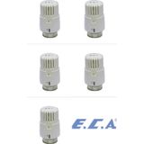 E.C.A TERMOSTATİK VANA KAFASI TRV4 5'Lİ ( 5 ADET ) ( CNK )