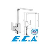 E.C.A Tiera Mutfak Eviye Evye Bataryası Armatürü 20 Yıl Garanti 102118123