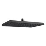 E.C.A. Tiera Plus 36x24 Mat Siyah Dikdörtgen Banyo Duş Başlığı