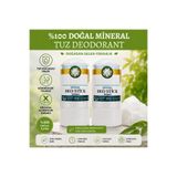E-DOĞAL MARKET DOĞAL KAYA TUZU Doğal Kristal Tuz İçeren Roll-on Stick 60gr (Tuz Taşı) 2'li