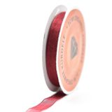 E Elmas Bordo Organze Kurdele (1cm-20m)