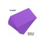 e Erta 35x50 Cm Mor Renkli Mukavva Karton 10 Adet Fon Kartonu Sert Renkli Karton