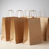 e ERTA Burgu Saplı Kraft Çanta 25X31 cm 15 Adet Hediye Poşeti , Hediye Paketi , Kraft Kağıt Çanta - 25 x 31 cm