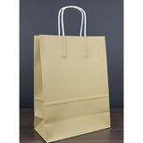 e ERTA Gold Renkli Kraft Çanta 25X31 cm 5 Adet Hediye Poşeti , Hediye Paketi , Kraft Kağıt Çanta - 25 x 31 cm - Altın