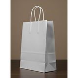 e ERTA Gümüş Renkli Kraft Çanta 25X31 cm 20 Adet Hediye Poşeti , Hediye Paketi , Kraft Kağıt Çanta - 25 x 31 cm