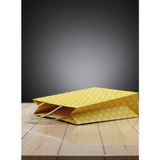e ERTA Sarı Benekli Kraft Çanta 25X31 cm 25 Adet Hediye Poşeti ,hediye Paketi ,puantiyeli Kraft Kağıt Çanta - 25 x 31 cm