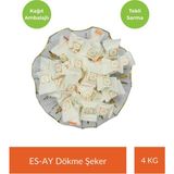 E-Grossmarket Şeker Tekli Sarma Küp Şeker 4 kg (Kağıtlı)