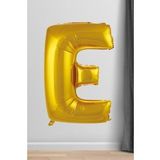 E Harfi Folyo Balon Gold 100 Cm 40 İnç 1 Metre Altın