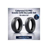 E-HOBİ Cybersoul X3 PRO SCOOTER ÖN ARKA DIŞ LASTİK SETİ ZIRH KATMANLI LASTİK
