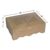 E Hobici Ahşap Kutu (Mdf) Obje KU260
