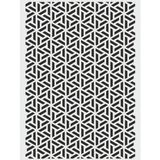 E Hobici Ardışık Desen Stencil Şablon 21X30 R-039 - Siyah