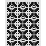 E Hobici Ardışık Desen Stencil Şablon 21X30 R-041 - Siyah
