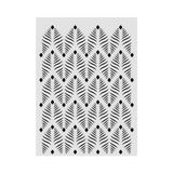 E Hobici Ardışık Desen Stencil Şablon 21X30 R-063 - Siyah
