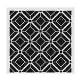 E Hobici Ardışık Desen Stencil Şablon 25X25 R-052 - Siyah