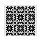 E Hobici Ardışık Desen Stencil Şablon 25X25 R-058 - Siyah