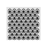 E Hobici Ardışık Desen Stencil Şablon 25X25 R-061 - Siyah