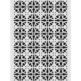 E Hobici Ardışık Desen Stencil Şablon 25X35 R-043 - Siyah