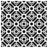 E Hobici Ardışık Desen Stencil Şablon 30X30 R-035 - Siyah
