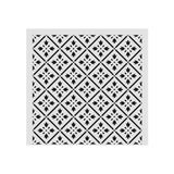E Hobici Ardışık Desen Stencil Şablon 40X40 R-067 - Siyah