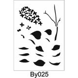 E Hobici Boyutlu Desen Stencil Şablon 21 x 30 cm BY-025