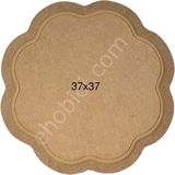 E Hobici Çiçek Tepsi Ahşap (Mdf) Obje T722
