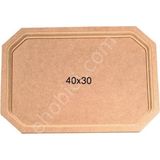 E Hobici Dikdörtgen Tepsi Ahşap (Mdf) Obje T702