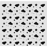 E Hobici Duvar Dekor Stencil Şablon 30X30 HD-192 - Siyah