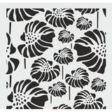 E Hobici Duvar Dekor Stencil Şablon 40X40 HD-096 - Siyah