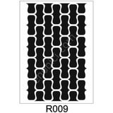 E Hobici Duvar Dekor Stencil Şablon 40X40 R-009 - Siyah