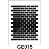 E Hobici Geometrik Desenler Stencil Şablon 21X30 GE-015 - Siyah