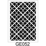 E Hobici Geometrik Desenler Stencil Şablon 21X30 GE-052 - Siyah