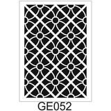 E Hobici Geometrik Desenler Stencil Şablon 25X35 GE-052 - Renkli