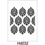 E Hobici HD-032 Duvar Dekor Stencil Şablon 40 x 40 cm