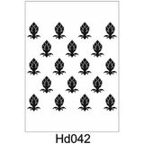 E Hobici HD-042 Duvar Dekor Stencil Şablon 40 x 40 cm