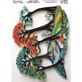 E Hobici Pirinç Dekopaj Kağıdı 30X42CM PT-3036 Ağaç Quilling - Karışık