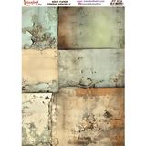 E Hobici Pirinç Dekopaj Kağıdı 30X42CM PT-639 Vintage Duvar - Karışık