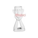E Hobici Polyester Elleri Yüzünde Soyut Saksı 25X12CM HYK610 - Renkli