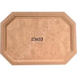 E Hobici Sekizgen Ahşap Tepsi (Mdf) Obje T700