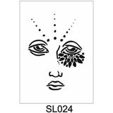E Hobici Siluet Desenler Stencil Şablon 25 x 25 cm SL-024