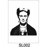 E Hobici Siluet Desenler Stencil Şablon 25X25 SL-002