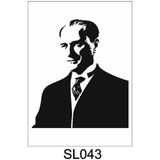 E Hobici Siluet Desenler Stencil Şablon 40 x 40 cm SL-043