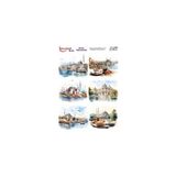 E Hobici Sulu Transfer Kağıdı 25X35CM ST-1599 - Çok Renkli