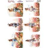 E Hobici Sulu Transfer Kağıdı 25X35CM ST-2164 - Çok Renkli