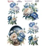 E Hobici Sulu Transfer Kağıdı 25X35CM ST-2206 - Çok Renkli