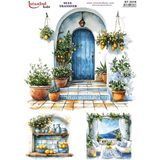 E Hobici Sulu Transfer Kağıdı 25X35CM ST-2218 - Çok Renkli