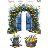 E Hobici Sulu Transfer Kağıdı 25X35CM ST-2221 - Çok Renkli