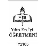E Hobici YZ-105 Yazı Desenler Stencil Şablon 25 x 25 cm