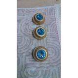 Ǝe Ilcare Altın Kaplama Taşlı Metal Dügme 44 Boy 26 Mm 3 Adet